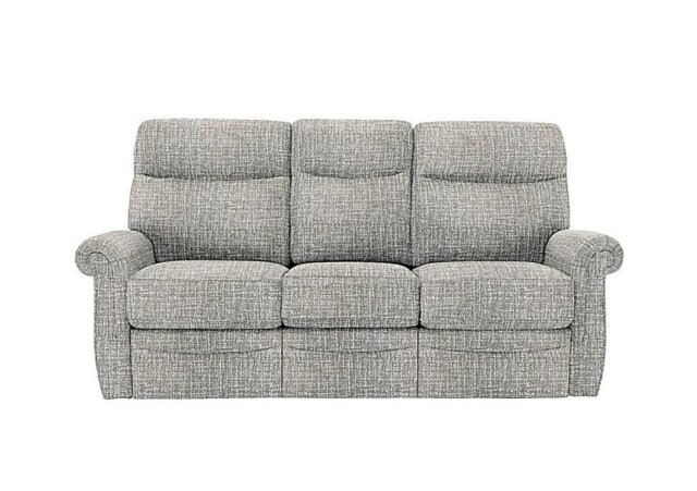 G Plan - Avon 3 Seater Fabric Manual Recliner Sofa - Shore Slate