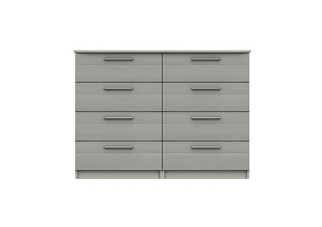 London Bedrooms - Victoria 8 Drawer Chest - Light Grey