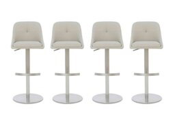 Avorio Set of 4 Swivel Bar Stools