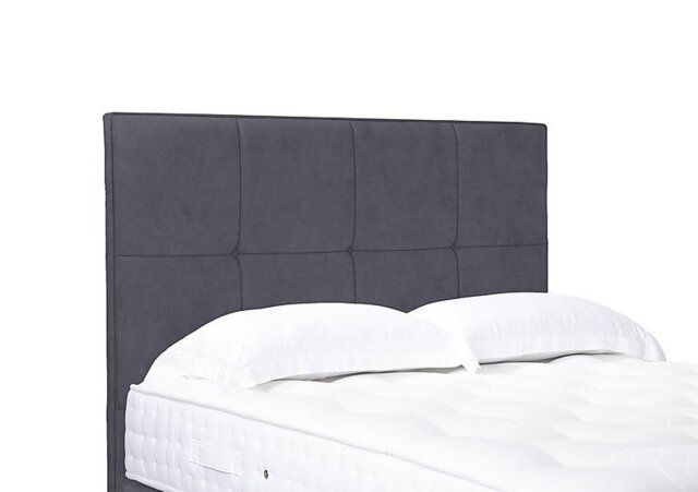 Artisan Collection Reigns High Floor Standing Headboard - Small Double - Seven Anthracite
