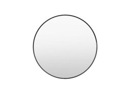 Heston Round Mirror - Black