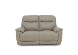 Sloane 2 Seater Leather Power Recliner Sofa - Oyster