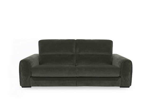 Flex Fabric 3 Seater Sofa Bed with Storage Arms - R352 Forest Green