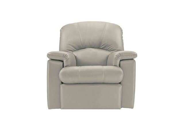 G Plan - Chloe Leather Armchair - Capri Mist