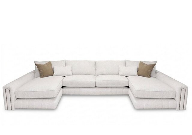 Retreat Large Fabric U Shaped Sofa - Sofas and Armchairs