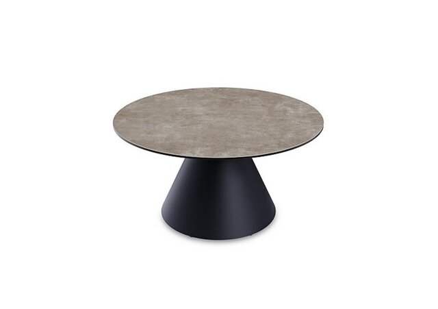 Akante - Amorim Round Coffee Table with Black Base