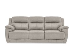 Touch 3 Seater Heavy Duty Fabric Sofa - Grey - Sofas and Armchairs