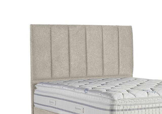 Sleepeezee - Spire Floor Standing Headboard - Super King - Tweed Cream
