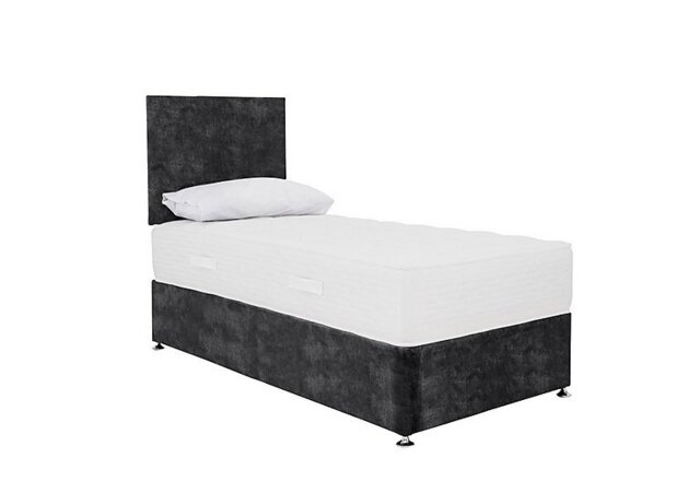 Sleep Cool Divan Set with 2 Drawers - Single - Lace Domino