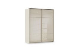 Rauch - Haven 190cm 2 Door Slider Wardrobe with Glass Doors