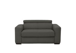 World of Leather - Infinity Large NC Leather Armchair - Charcoal Grey