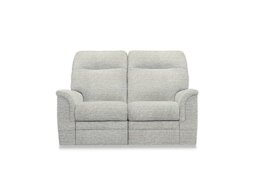 Parker Knoll - Hudson 23 Fabric 2 Seater Power Recliner Sofa - Caledonian Silver