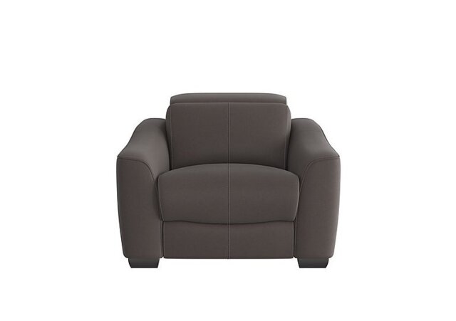 Xavier Fabric Armchair - Dark Grey