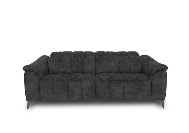 Angelo Fabric 3 Seater Sofa - Marble Dark Grey