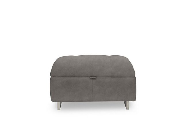 Moet Large Fabric Storage Footstool - Dexter Mocha