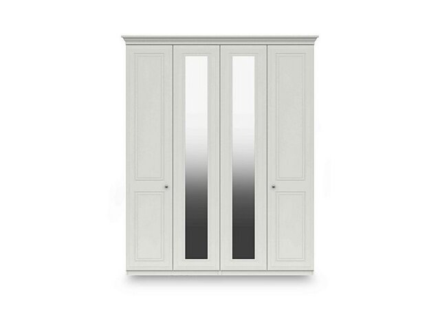 London Bedrooms - Marylebone Tall 4 Door Wardrobe With 2 Mirror Doors