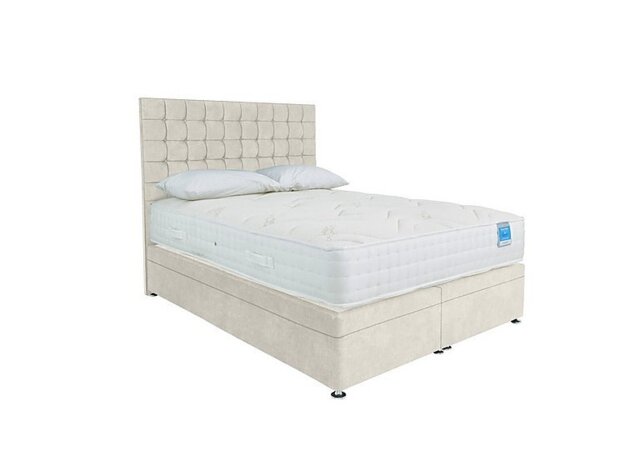 Sleep Story - Deluxe Firm Power Ottoman Divan Set - Small Single - Lace Ivory