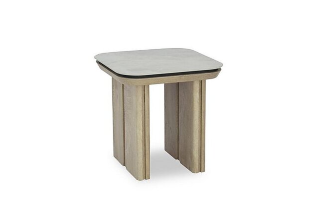 Stonesby Square Lamp Table