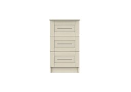 London Bedrooms - Fenchurch 3 Drawer Bedside Chest