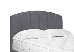 Artisan Collection Bow Standard Floor Standing Headboard - Double - Aston Steel