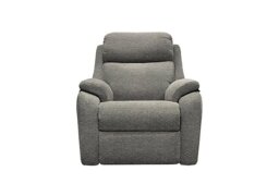 G Plan - Kingsbury Fabric Manual Recliner Armchair - Mirage Slate
