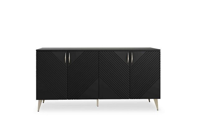 Eden SMART 4 Door Sideboard - Black