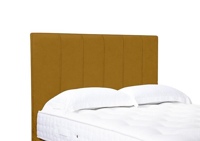 Artisan Collection Rhodes High Floor Standing Headboard - Single - Plush Corn