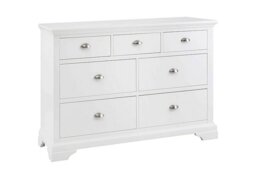 Furnitureland - Emily 7 Drawer Chest - White