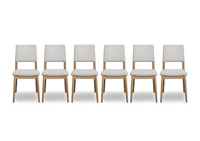 G Plan - Maddison Set of 6 Open Back Dining Chairs