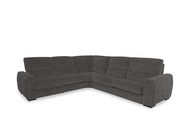 Flex Fabric Large Corner Sofa - Dark Grey
