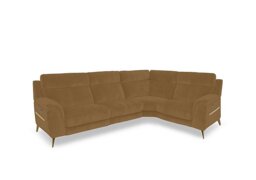 Eclipse Small Fabric Power Recliner Right Hand Facing Corner Sofa with Power Headrests