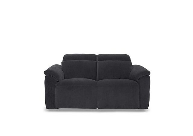Dolomite 2 Seater Fabric Sofa with Power Recliner - Iron Grey