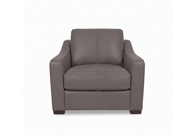 World of Leather - Nap Leather Snuggler Sofa Bed - Elephant - Sofas and Armchairs - In Time for Christmas