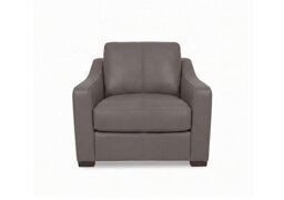 World of Leather - Nap Leather Snuggler Sofa Bed - Elephant - Sofas and Armchairs - In Time for Christmas