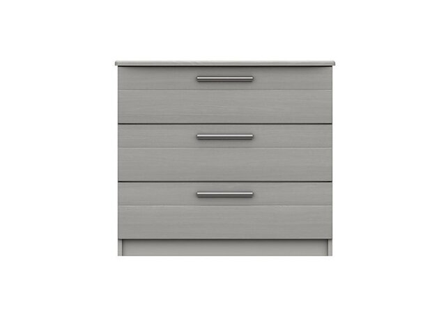London Bedrooms - Victoria 3 Drawer Chest - Light Grey