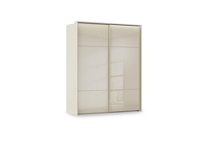 Rauch - Haven 190cm 2 Door Slider Wardrobe with Glass Doors and Lights