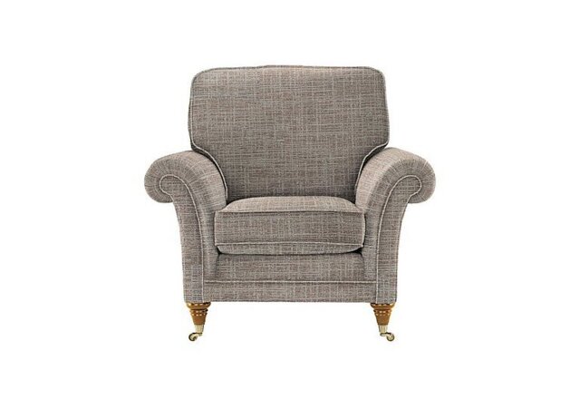 Parker Knoll - Burghley Fabric Armchair - Dash Oatmeal