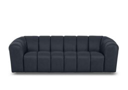 Rhianna 3 Seater Leather Sofa - Montana Navy