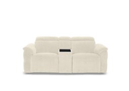 Dolomite 2 Seater Fabric Power Recliner Sofa with Power Headrests and Console