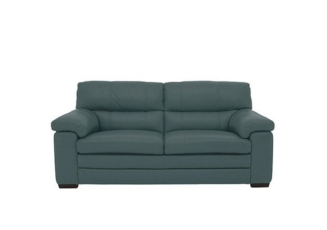 World of Leather - Cozee 2 Seater Pure Premium NC Leather Sofa - NC Lake Green