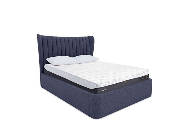 TEMPUR - Horton Ottoman Bed Frame - Super King - Shetland Navy - Bedroom Furniture - In Time for Christmas