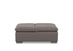 World of Leather - Edison Leather Storage Chair Stool - Elephant