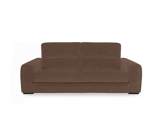 Flex Fabric 3 Seater Sofa Bed with Storage Arms - Hazelnut - Sofas and Armchairs - In Time for Christmas
