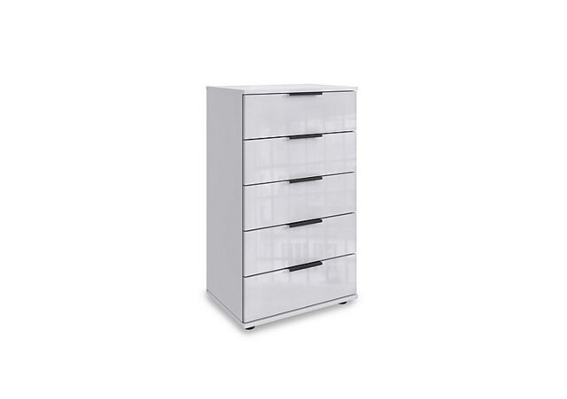Wiemann - Antoni 5 Drawer Decor Chest with Glass Drawers - White