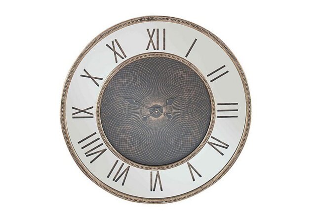 Geo Print Mirrored Wall Clock