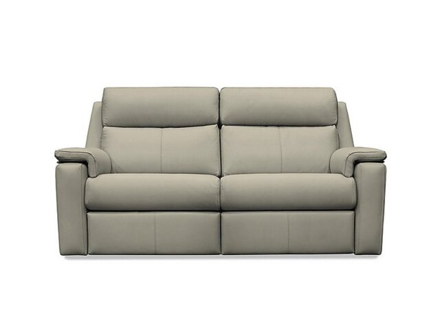 G Plan - Thornbury 3 Seater Leather Sofa with Manual Recliner - Cambridge Taupe