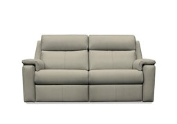 G Plan - Thornbury 3 Seater Leather Sofa with Manual Recliner - Cambridge Taupe