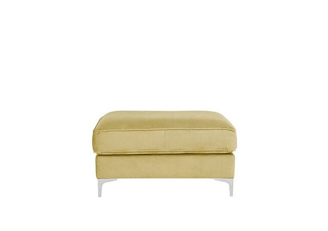 Legend Fabric Footstool - Cosmo Apple with Dark Feet