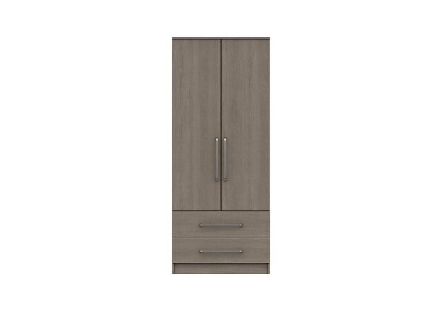 London Bedroomsfriars 2 Door 2 Drawer Wardrobe - Beige Grey Oak