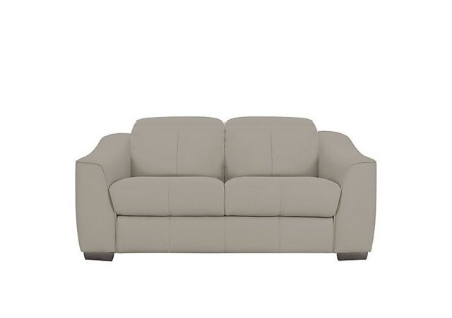 World of Leather - Xavier 2 Seater BV Leather Sofa with Power Recliner - Silver Grey